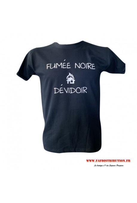 T-shirt marine FUMÉE NOIRE / DÉVIDOIR