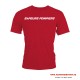 T-shirt Sport rouge "Casque avec hache" personnalisée