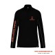 Sweat running Jeunes Sapeurs Pompiers noir personnalisé