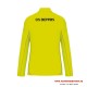 Sweat running sapeurs pompiers jaune fluo