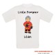 Tee Shirt Little pompier blanc