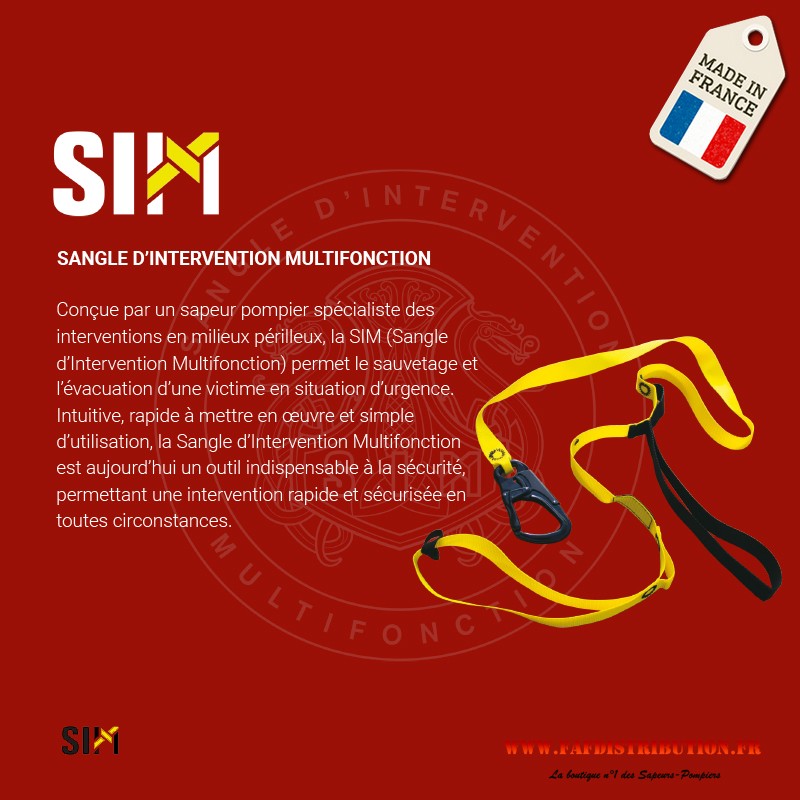 Sangle SIM INTERVENTION - Chez FAF DISTRIBUTION