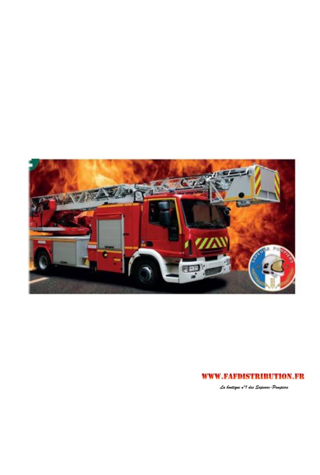 Drap de bain grande echelle Sapeurs-Pompiers