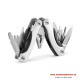Pince multifonction pliable en acier inoxydable et aluminium