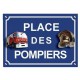 Plaque "Place des Pompiers"