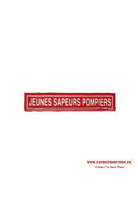 Barrette / Patch Jeune Sapeur Pompier JSP sur velcro