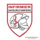 Autocollant "Infirmier Sapeurs Pompiers"