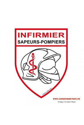 Autocollant "Infirmier Sapeurs Pompiers"