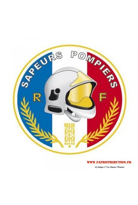 Autocollant Rond Sapeurs Pompiers