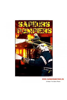 Drap de bain pompiers binôme