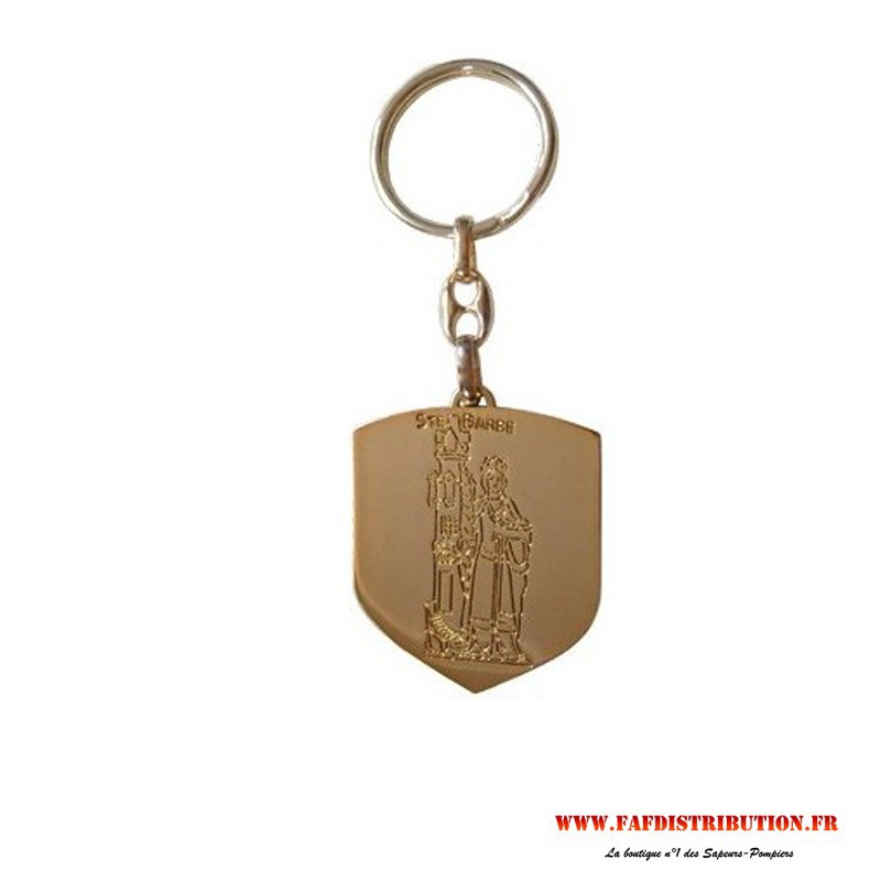 Porte-clé POMPIER personnalisable en bois Super POMPIER