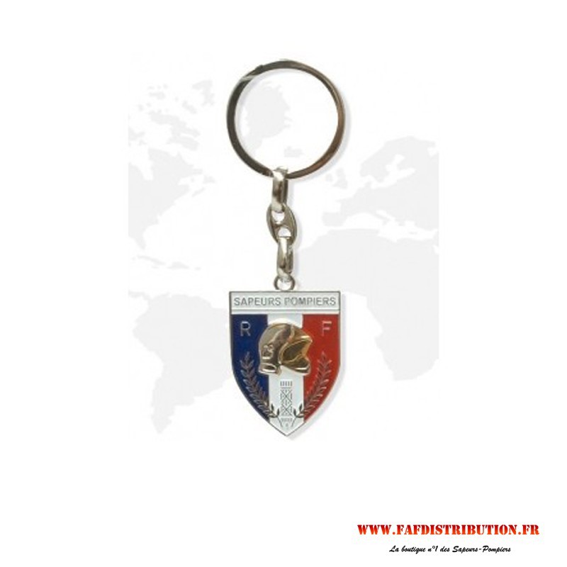 Porte clés Rond - Men Fire Boutique Sapeurs Pompiers - Accessoires