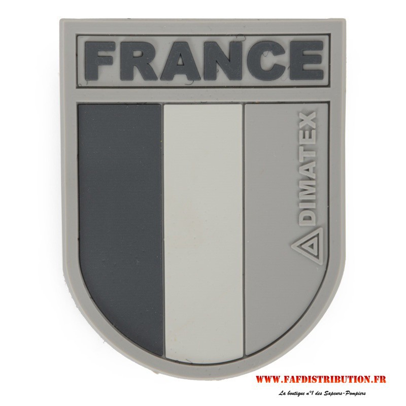 Patch FRANCE basse visibilité en gomme DIMATEX - Chez FAF DISTRIBUTION