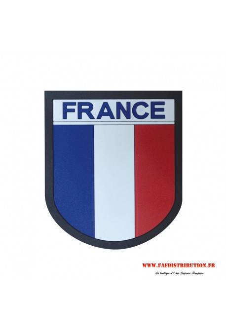 Ecusson silicone FRANCE sur velcro - Chez FAF DISTRIBUTION