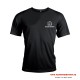 T-shirt sport noir "Casque Sapeur Pompiers" 